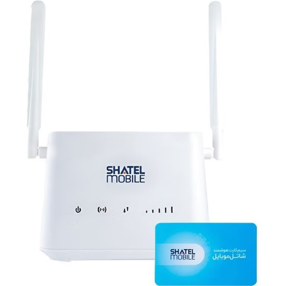 مودم روتر 4G/LTE شاتل موبایل مدل UTEL به همراه سیم کارت 70 گیگ نت یکماهه(آنلاک)