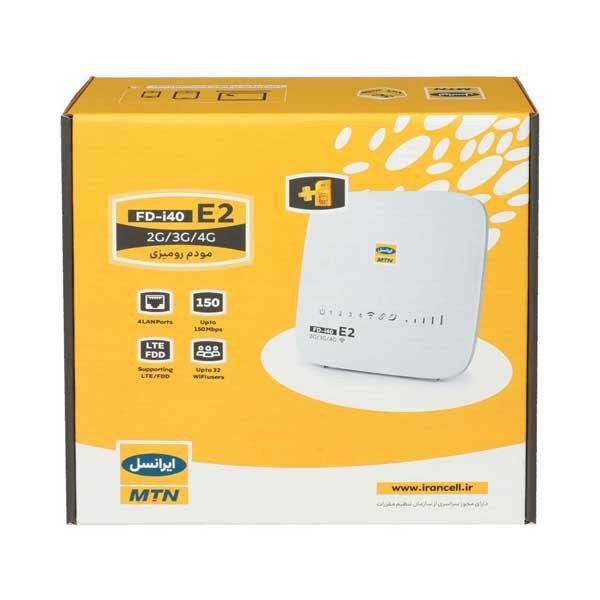 مودم 3G/4G ایرانسل مدل FDi40 E2 به همراه 30 گیگ اینترنت یکماهه)(آنلاک)