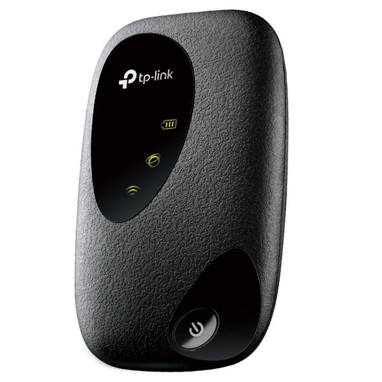 مودم 4G قابل حمل تی پیلینک مدل M7000 با پشتیبانی از اتصال بیسیم، حداکثر 10 کاربر، آنتن داخلی 20dBm، سرعت دانلود 150Mbps و سرعت آپلود 50Mbps، منبع تغذیه باتری و رابط microUSB